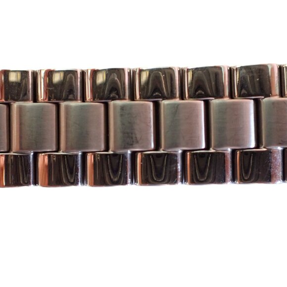 VINCE CAMUTO VC/5313 Quartz All SS Chrono Unisex Wristwatch - Picture 5 of 9